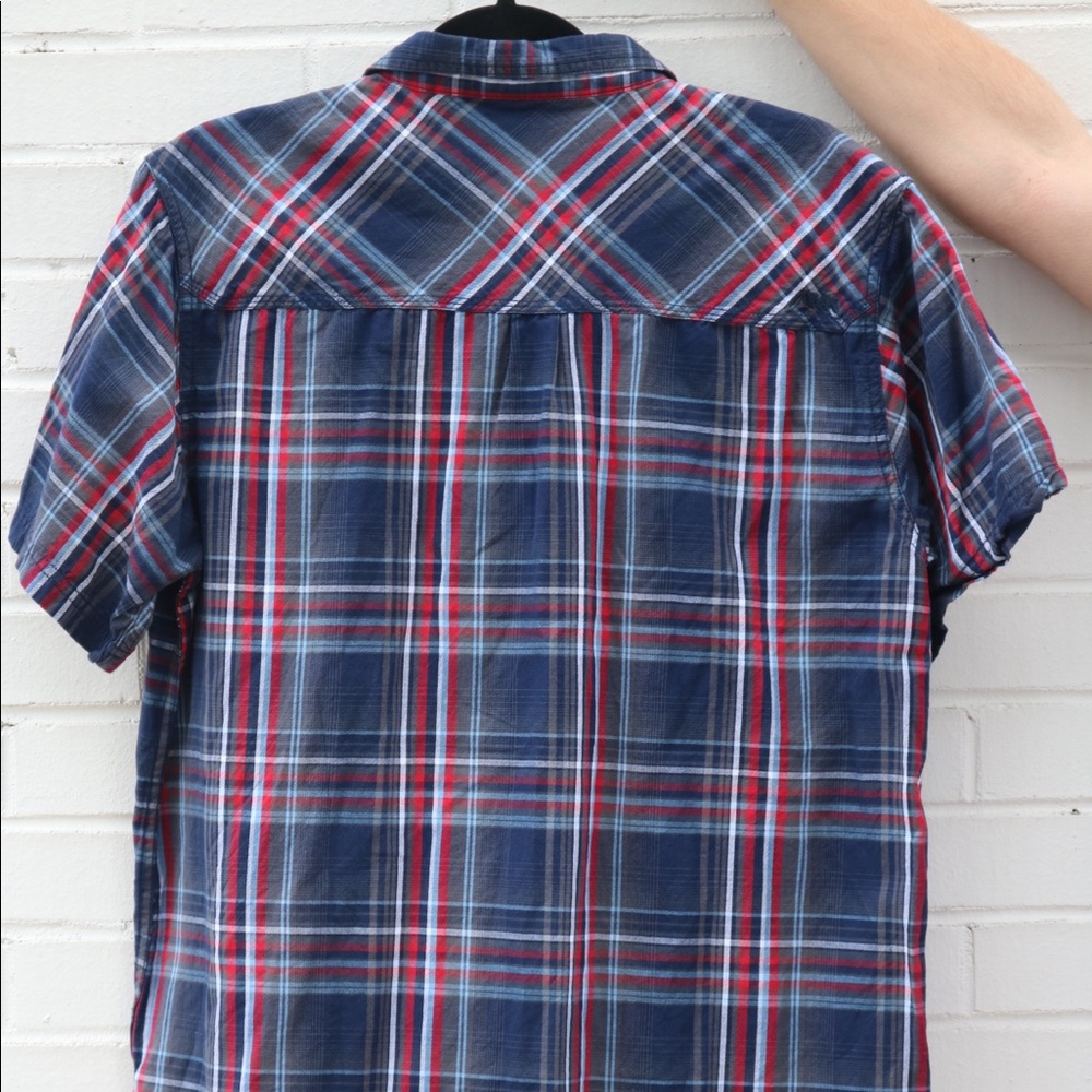 Mountain Khaki Plaid button down